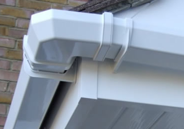 a finished guttering installation in your area