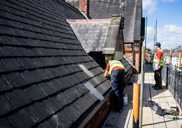 Guaranteed repairs to your slate roof in your area